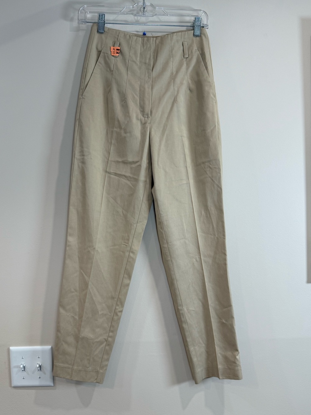 🔥Zara Women’s Super High Rise Beige Dress Pants Size XS EC🔥